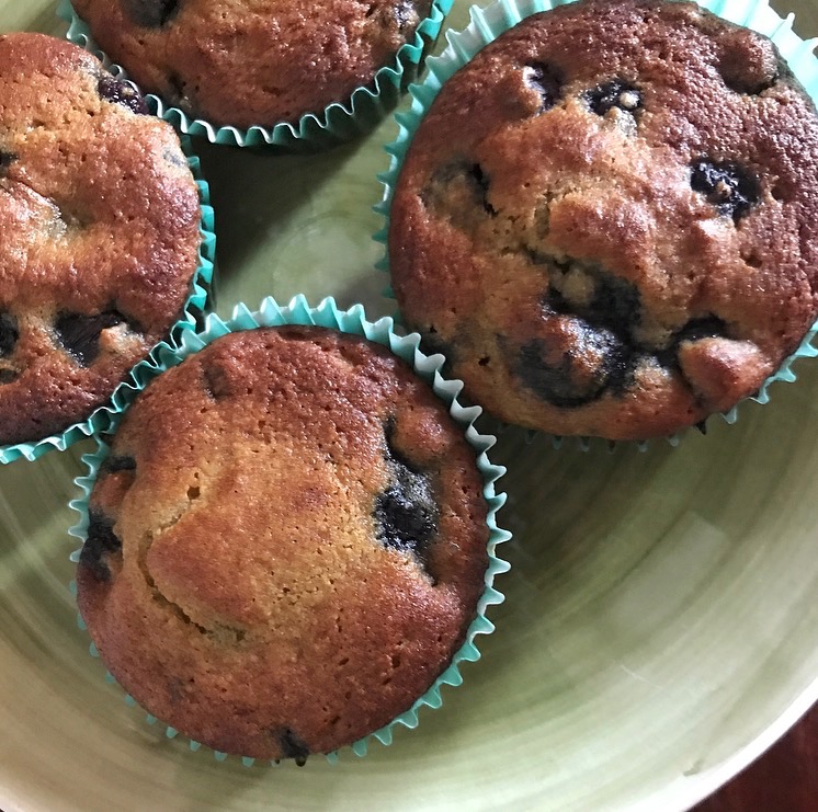 Paleo Blueberry Lemon Muffins