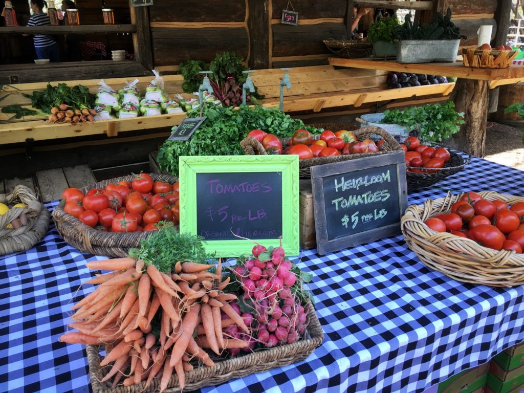 Great selection of fresh, organic produce at Singh Farms.